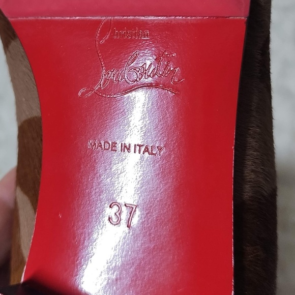 Christian Louboutin Flat Loafers Size 37 - Picture 7 of 9